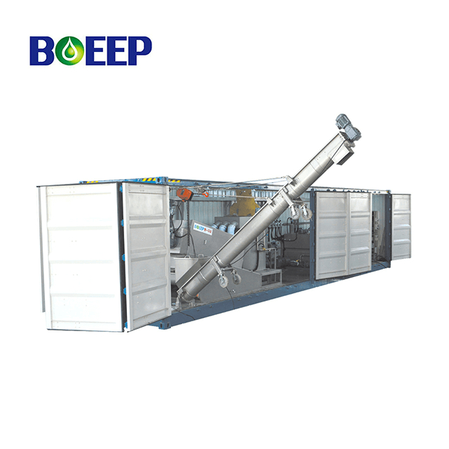 Planta de tratamento móvel-esgoto